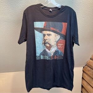 WYATT EARP Graphic Cotton Tee. Size Large